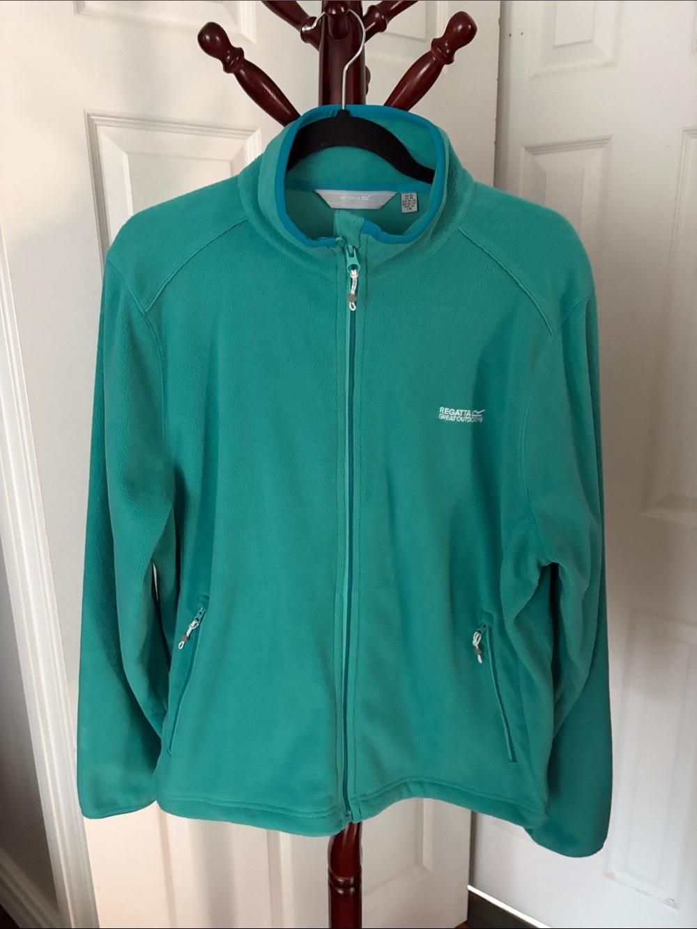 Teal Full-Zip Women's Fleece Jacket